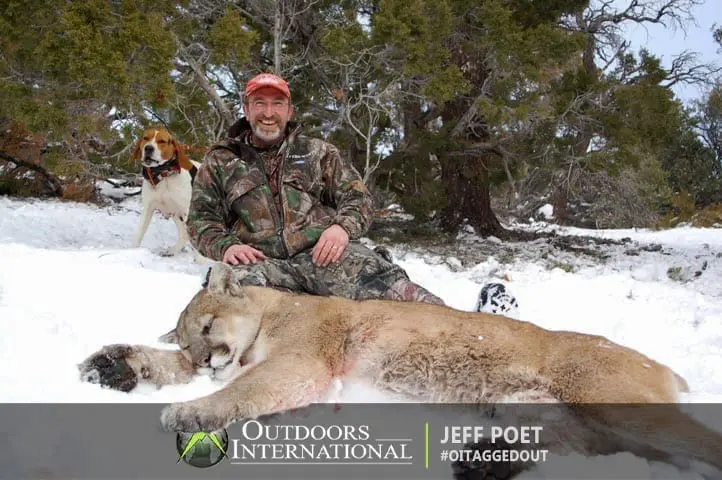 Jeff Poet with a great Nevada mountain lion