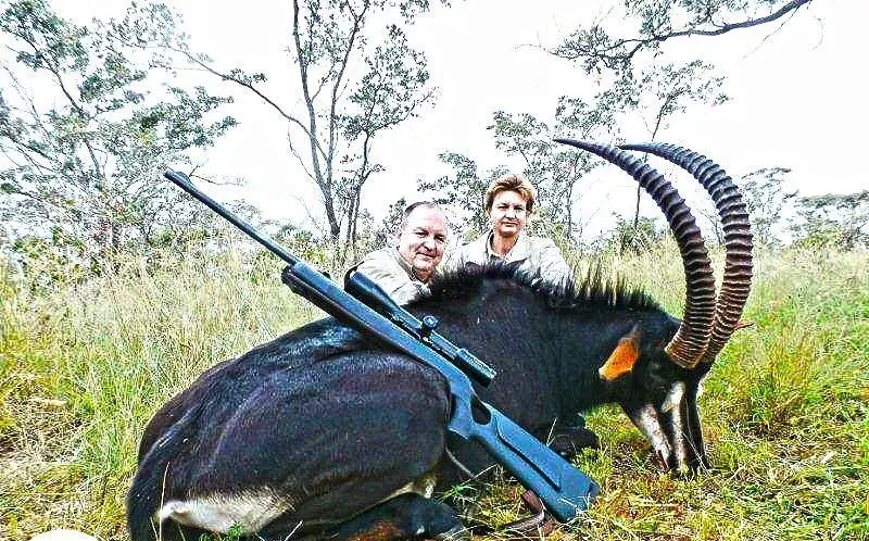 Sable hunting in Namibia