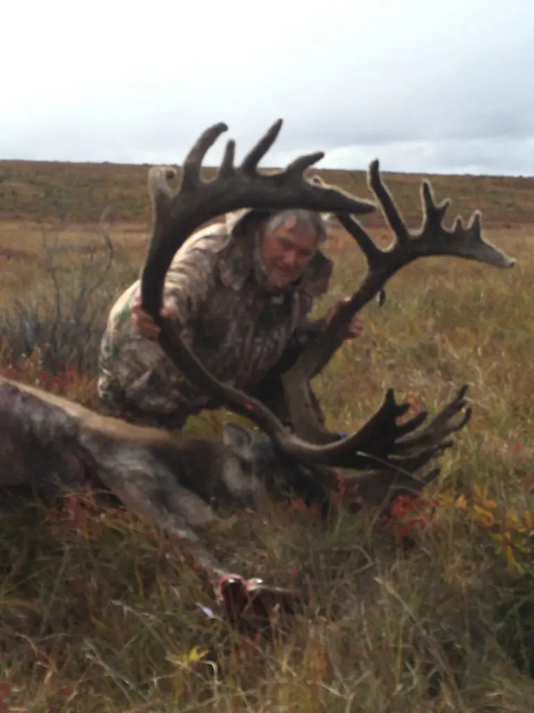 Milo with a great velvet bull.