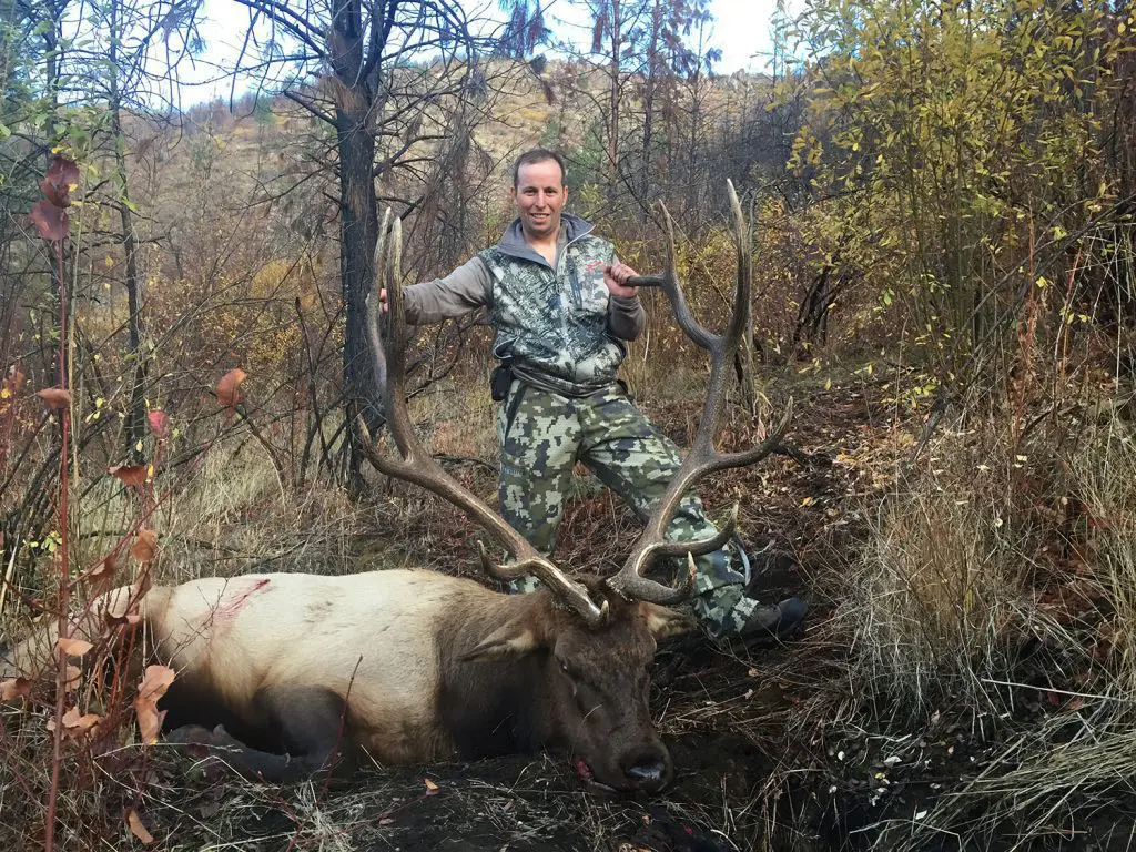 Brian Hasslen with his Idaho elk