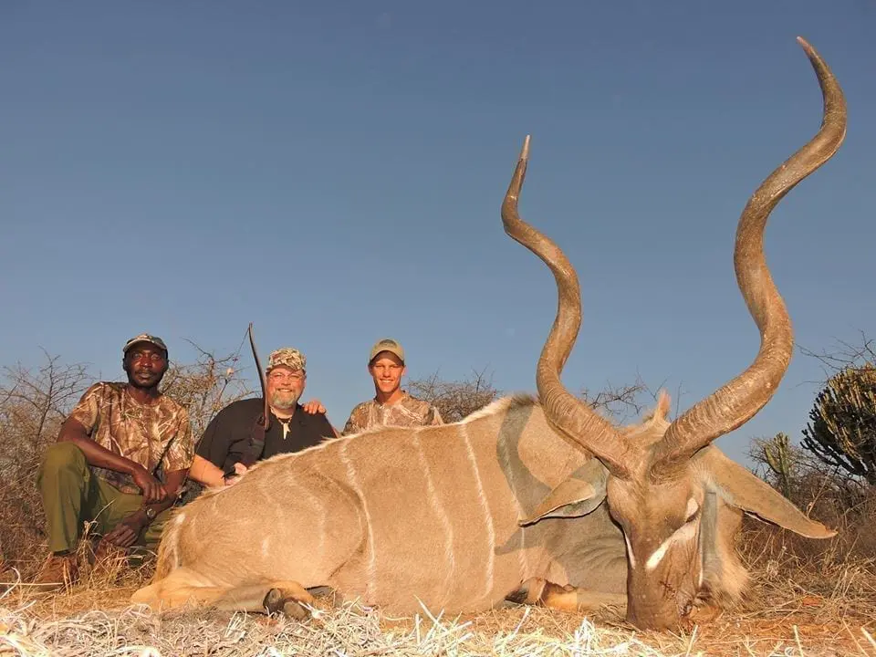 Robert-Gillow-Kudu-South-Africa-Client-Trophy-Game-Safaris-Kudu » Outdoors International An excellent free range kudu taken by one of our hunters in Namibia