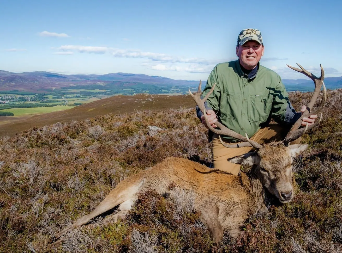 Bob Dura with his Scottish Stag