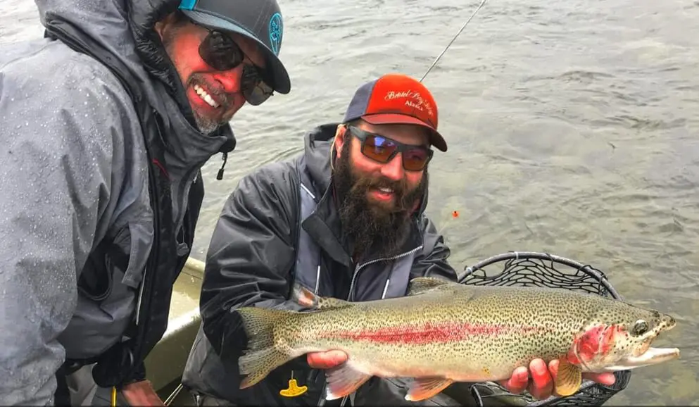 I just finished up guiding fly fishermen and women in Alaska.