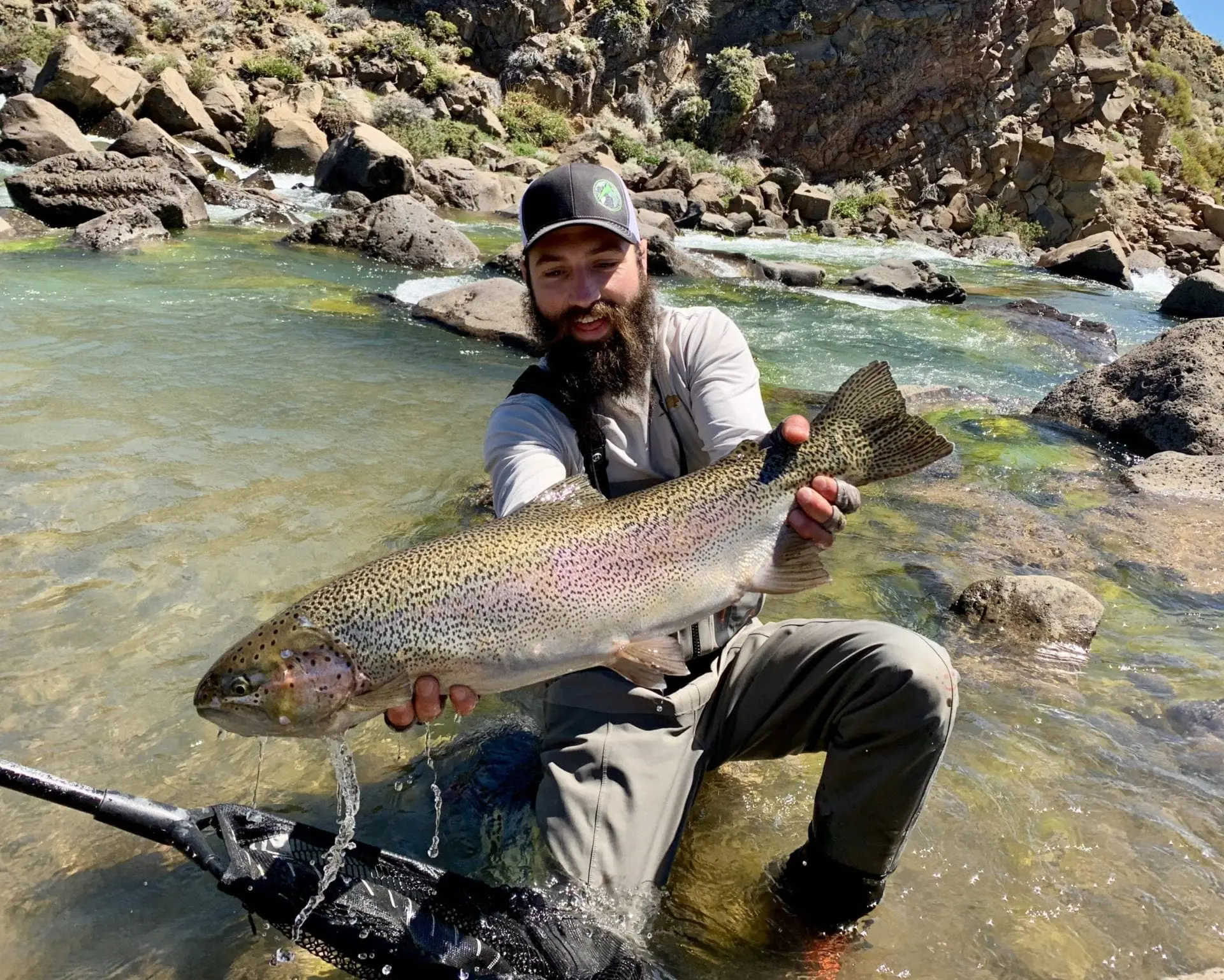 PK fishing the creek