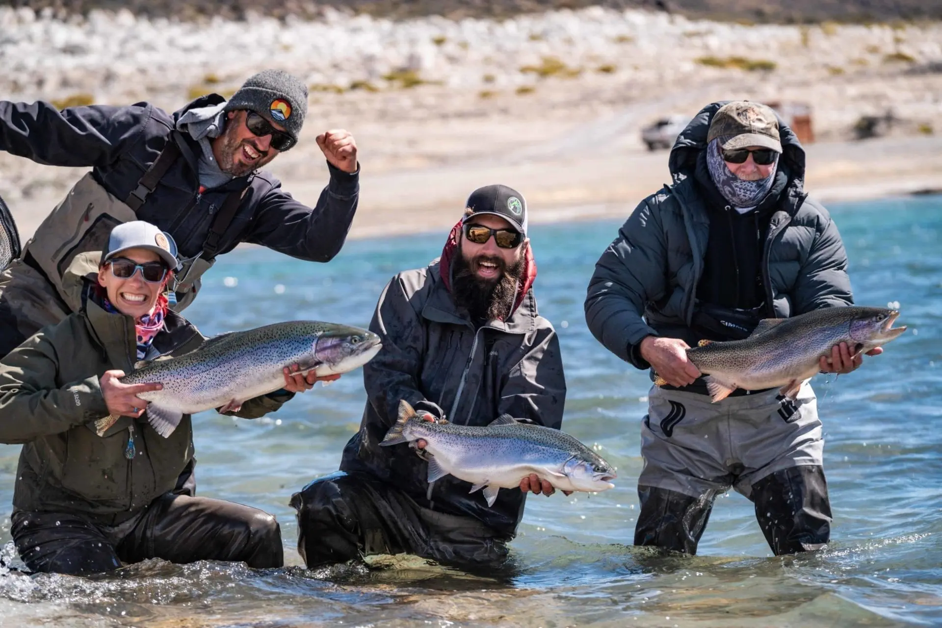 Thise Strobel Lake fly fishing lodge in Argentina is simply astounding.