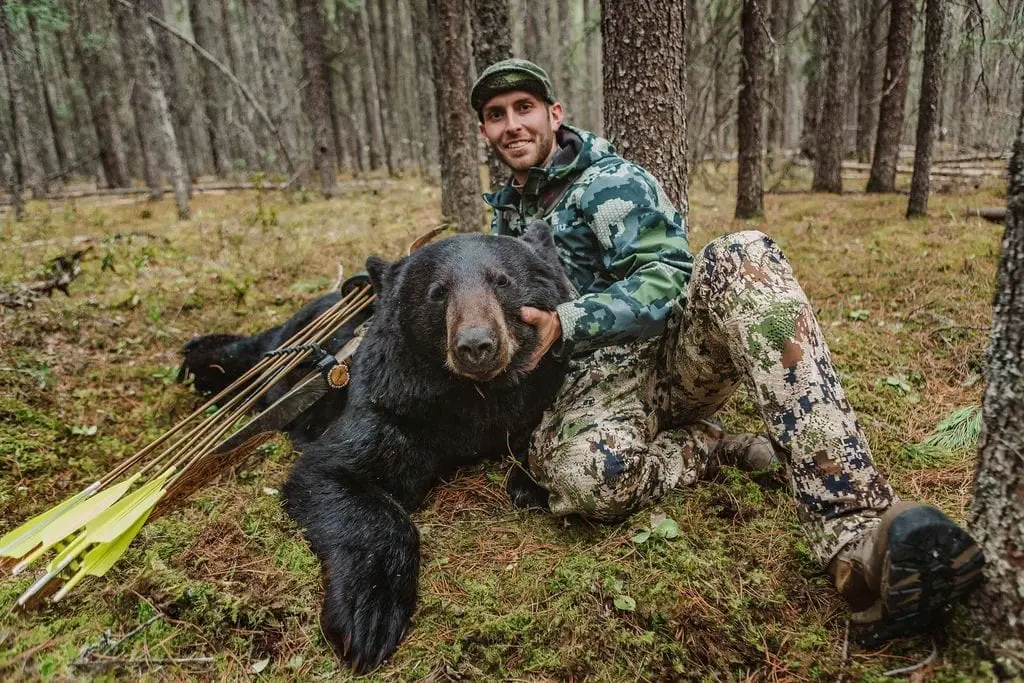 Alberta-Black-Bear-MLO1 » Outdoors International Alberta has some solid, quality black bear hunts over bait.