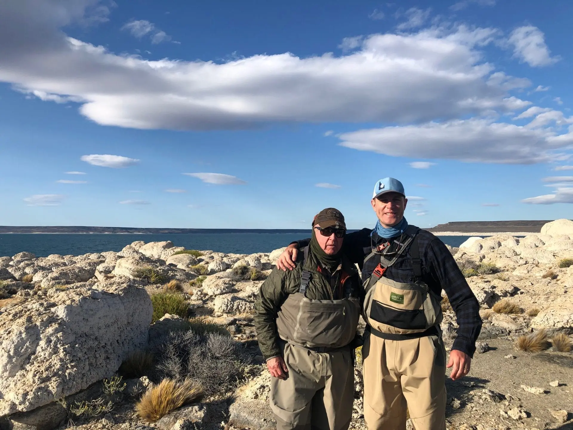 Strobel Lake client and guide