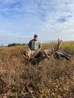 Randal Sanders with a great bull