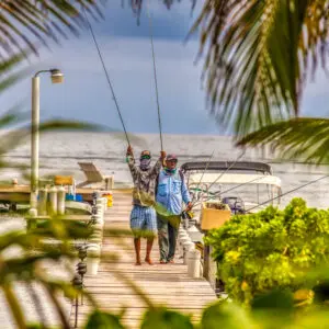 At this Belize fly fishing fishing resort you can achieve the anglers’ ultimate dream – The Grand Slam of bonefish, tarpon, snook and permit.