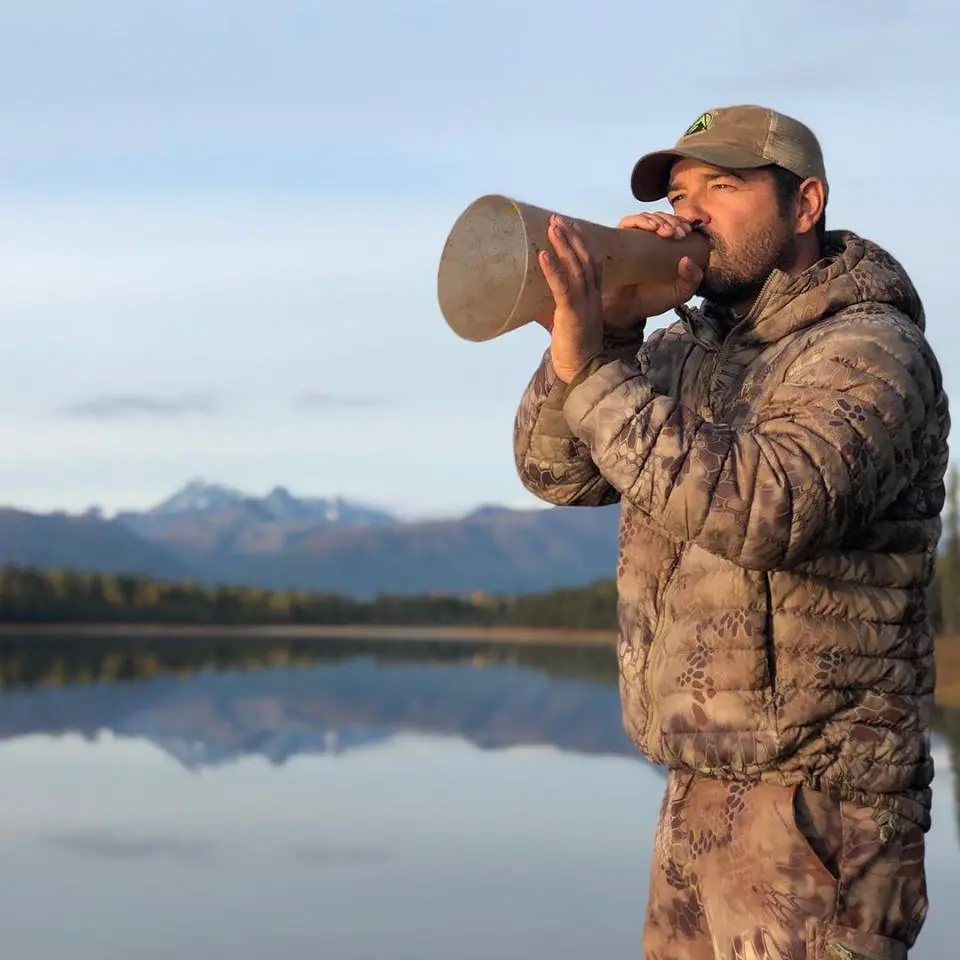 Cory Glauner knows how to call moose.
