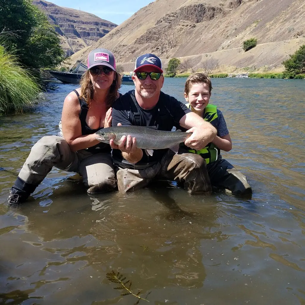 Blue Ribbon trout fishing in Oregon.