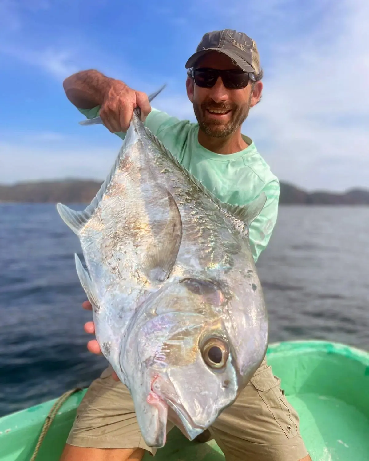 Scott Turner Client 2022 Mexico Pompano OI-BLT1 » Outdoors International I caught 7 species, including Mahi Mahi, Sailfish, Roosterfish and even a large Pompano that was prepared at the lodge to perfection!