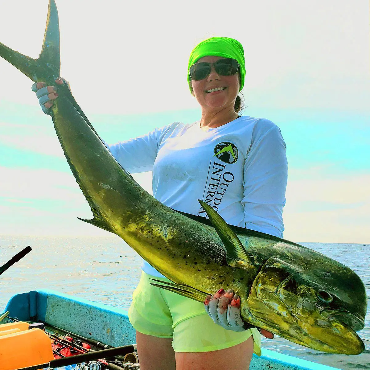 Tara Glauner Mexico Dorado Fishing 2022 BLT1 (4) » Outdoors International Today was the day Tara slayed the Dorado.