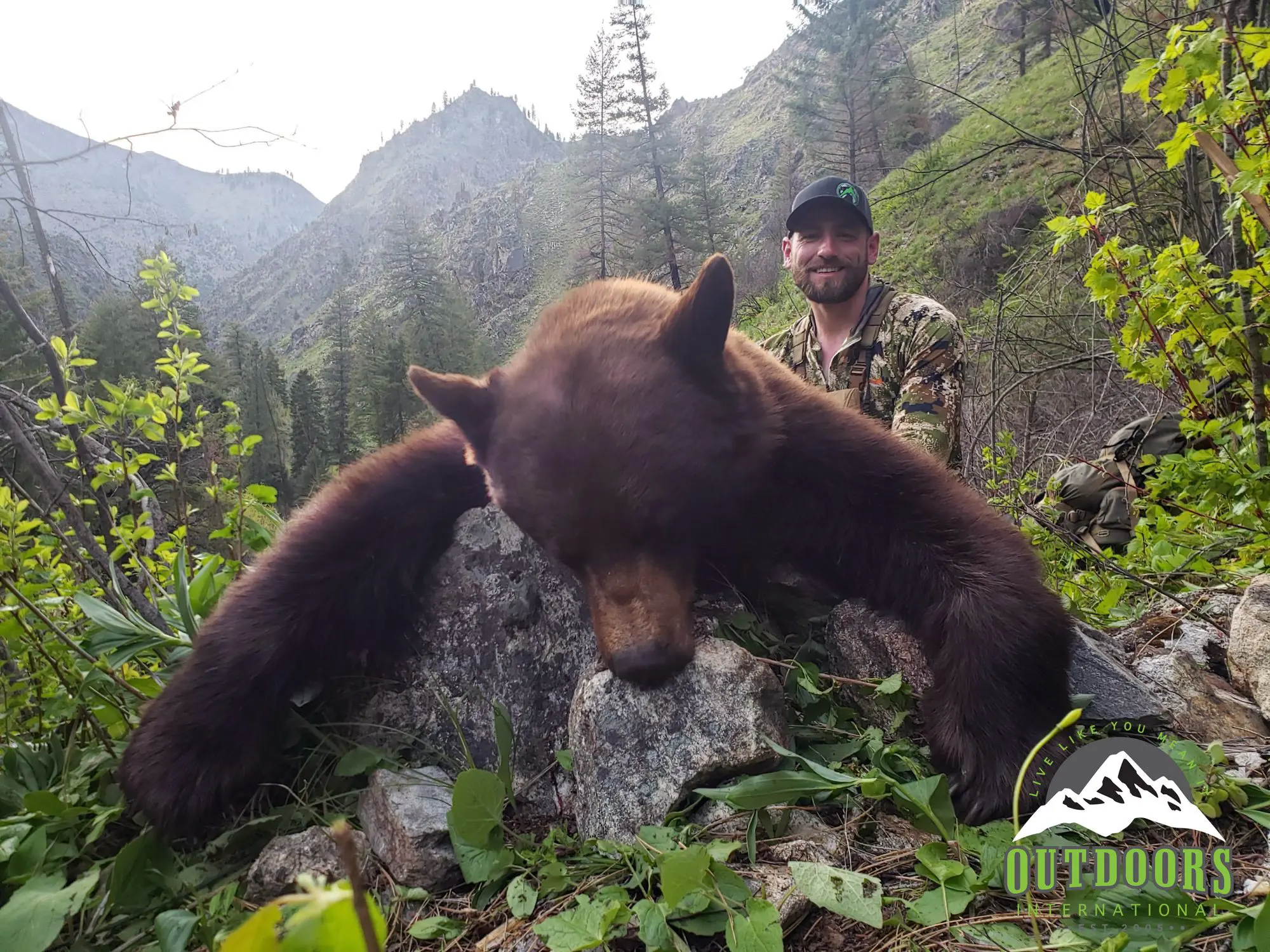 I was fortunate to take two old mature bears on this trip.