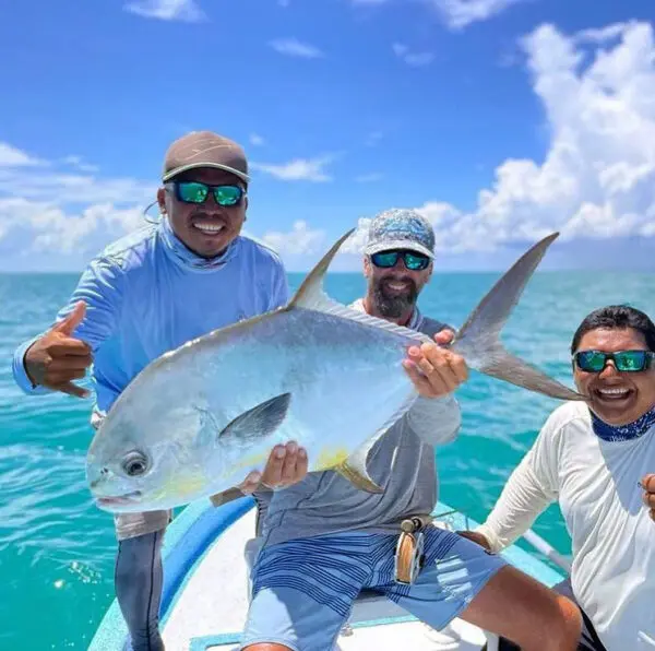 This Ascension Bay fly fishing lodge is permit focused.