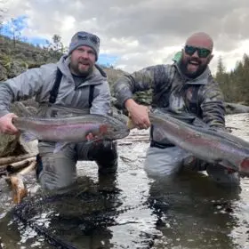The B-Run Steelhead on the Clearwater River are huge!