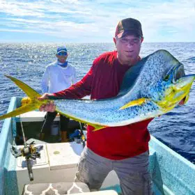 Dorado Fishing in Mexico Mark Stasz Client 2023 BLT » Outdoors International Mark Stasz with a great dorado.