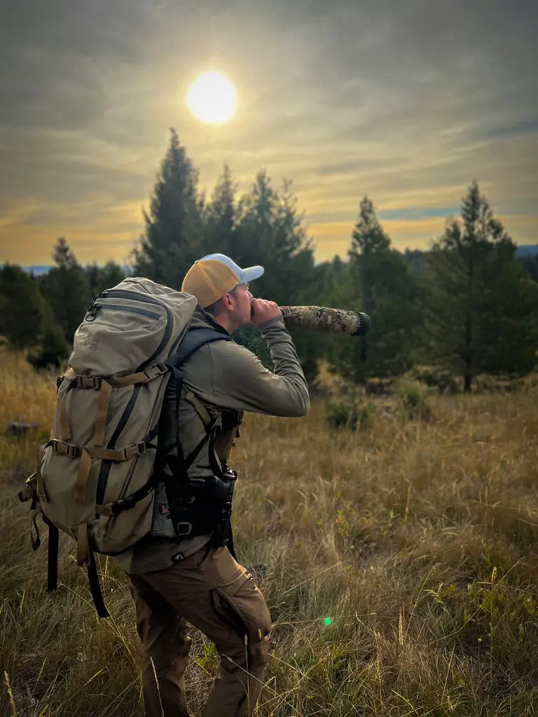 Hunting elk in Montana