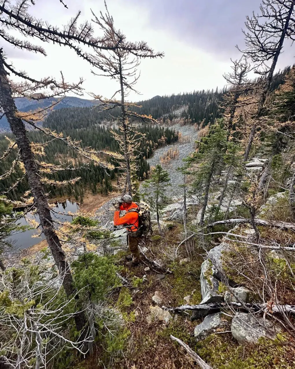 Montana Shiras Moose Hunt LOH Hunter Glassing Scenery » Outdoors International Glassing for Shiras moose in Montana
