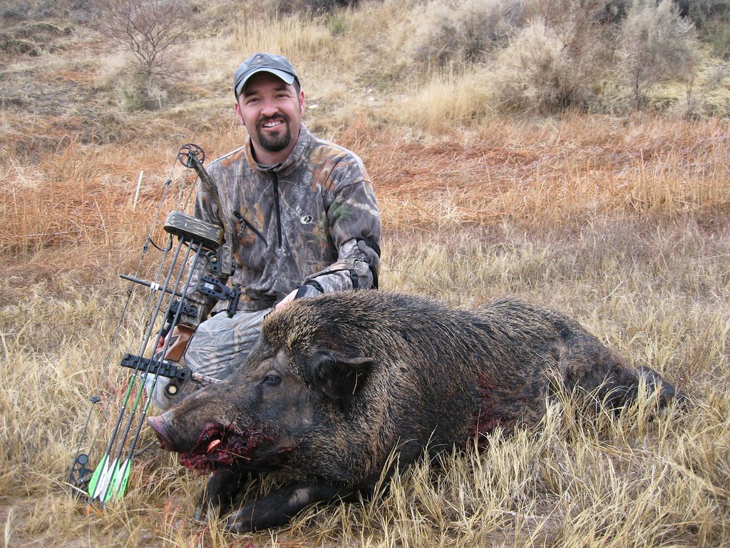 Cory with an Archery Russian boar