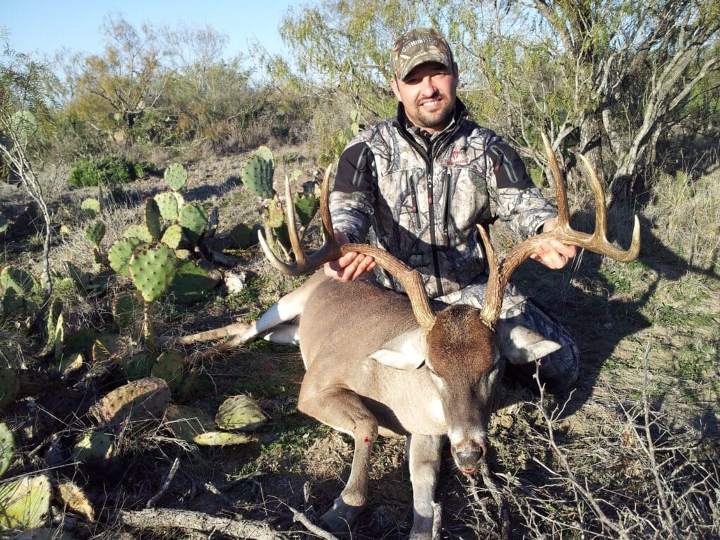 Cory with his Texas whitetail