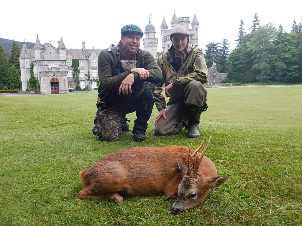 Outdoors International client Christopher Claunch with a trophy roe buck.