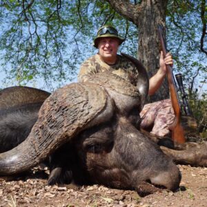 Tom white cape buffalo