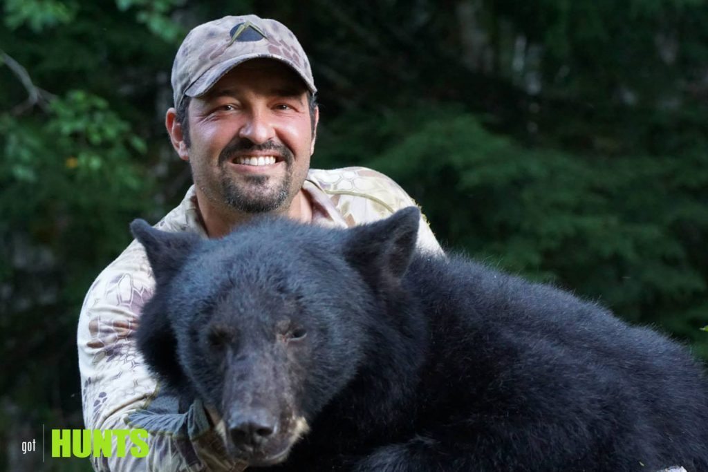 Cory with his Washington black bear
