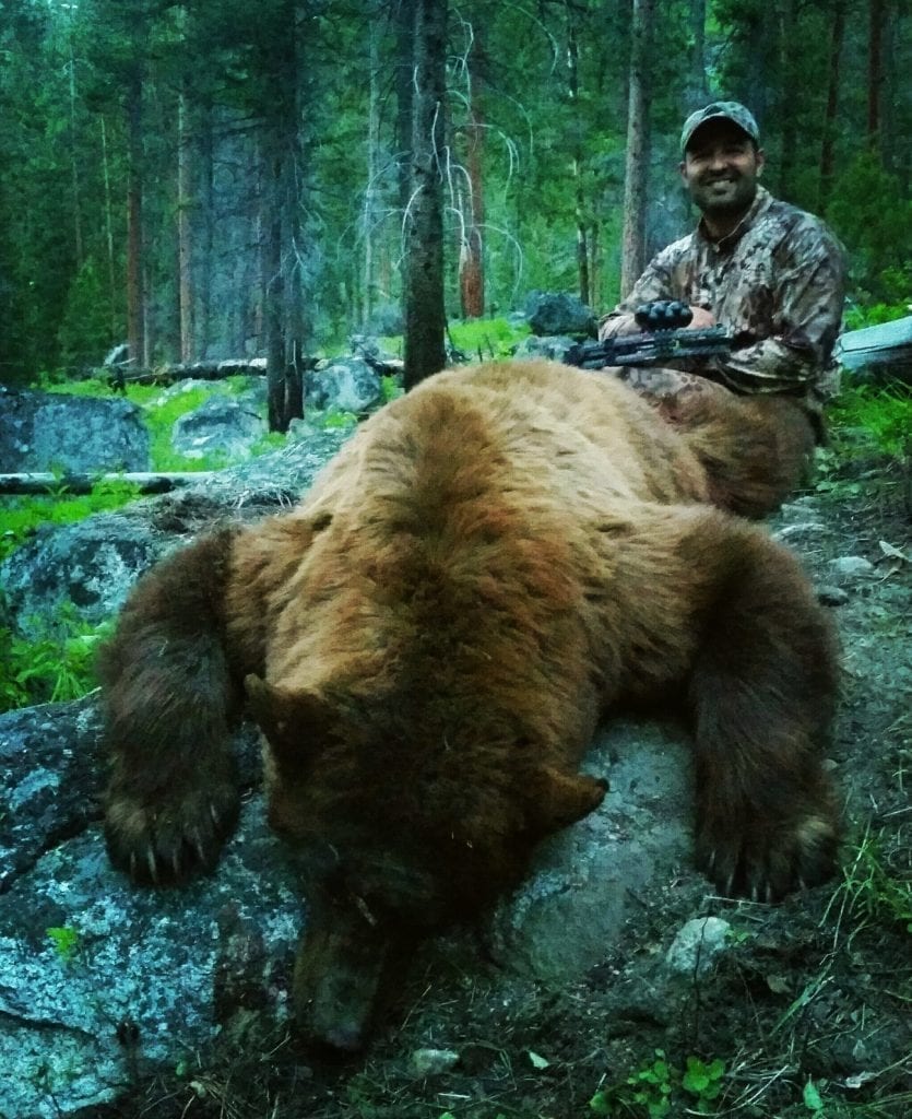 Cory Glauner with his 2016 archery Idaho bear