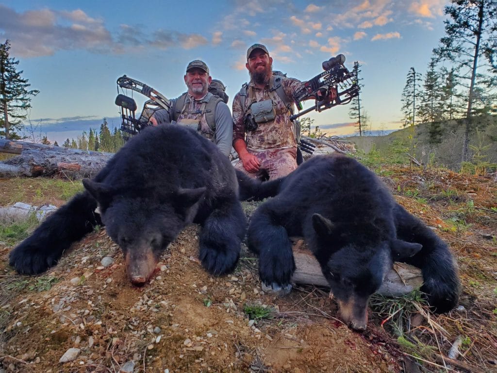 Travis Browne and Russ Meyer British Columbia Black Bear Hunting