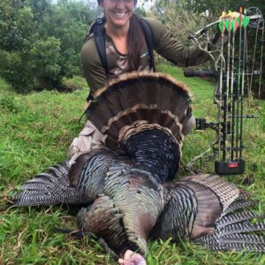 Archery turkey hunting