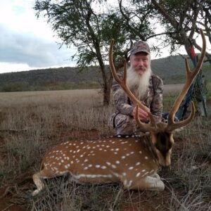 A great axis buck taken on Molokai