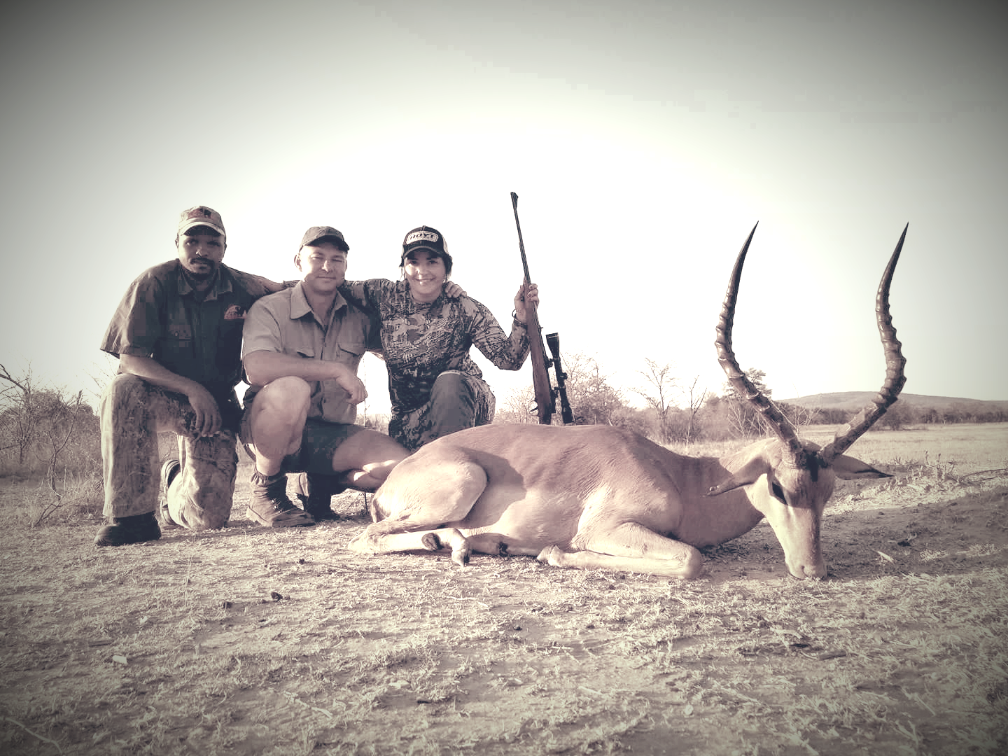 Gloria Gott with her impala