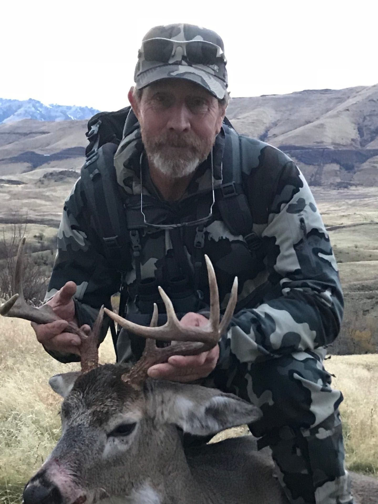 Bill Freckman with a good Idaho whitetail.