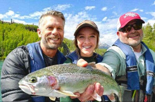 Trout fishing in Alaska