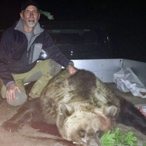 Jason with a big Croatia brown bear