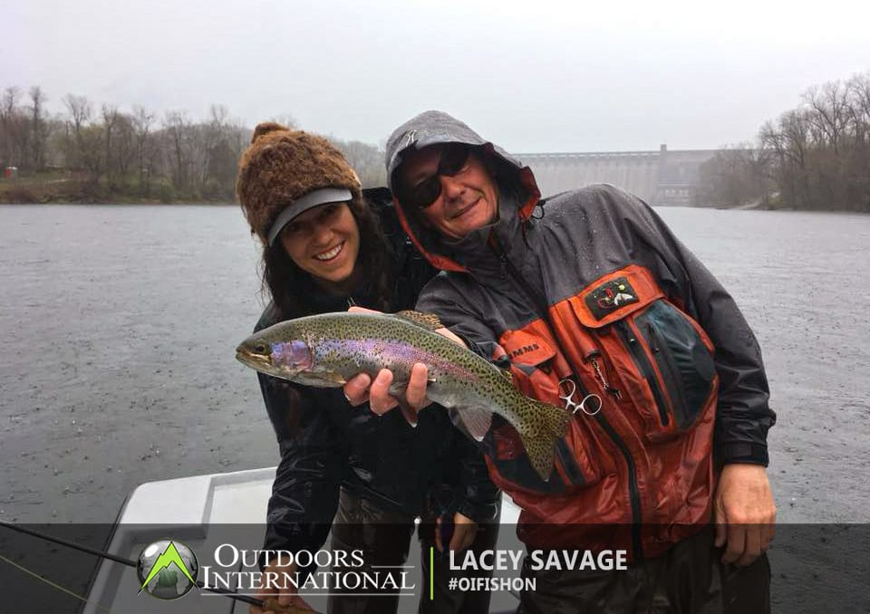 Lacey Savage And Patrick Kissel Fly Fishing In Arkansas On The White River With Wilkinson Outdoor Adventures 2 