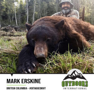 Mark Erskine Client 2018 PO1 British Columbia Black Bear #oitaggedout » Outdoors International #oitaggedout