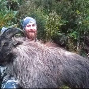 Connor McNamara with his awesome bull tahr