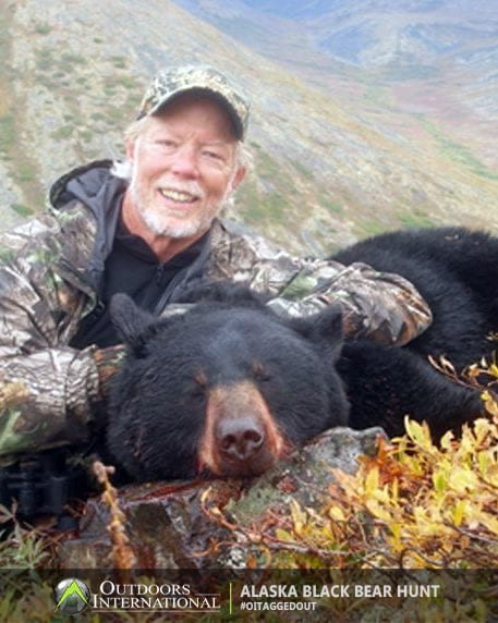 Big Black Bear taken with Stoney River Lodge