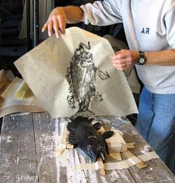 How to Gyotaku » Outdoors International How to Gyotaku