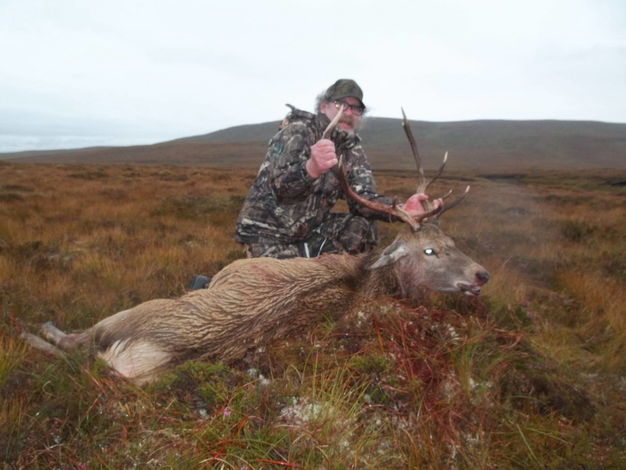 Keith with his Scottish stag