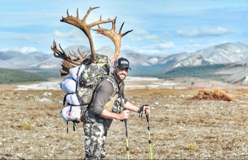 Packing out a big bull is a great way to end an Alaska caribou hunting trip.