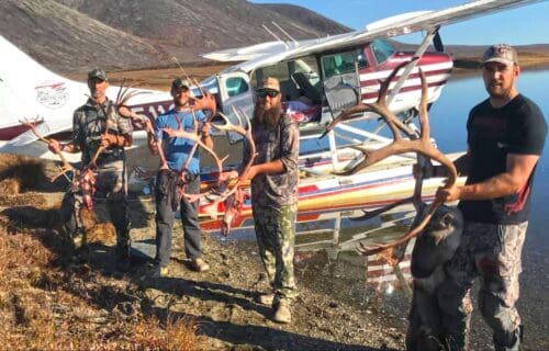 Todd-Strayer-DIY-Caribou-Alaska Client PLane UGA » Outdoors International The Strayer group had a great hunt.
