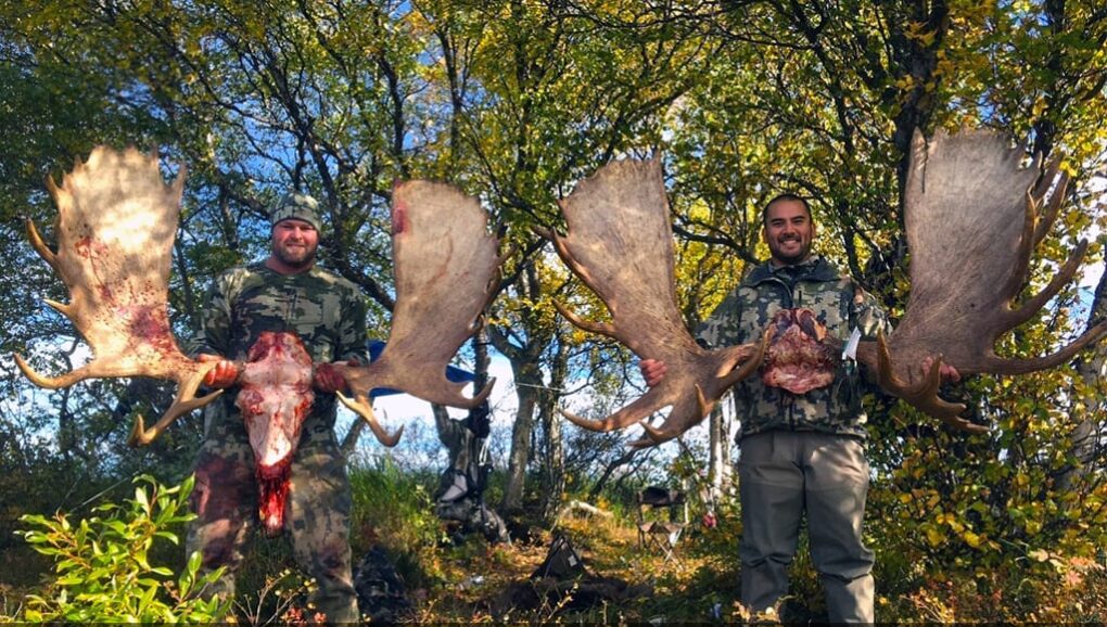 Shaun and his buddy with some great bulls.