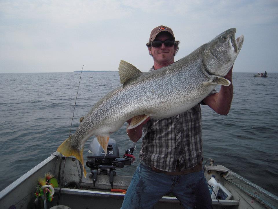 Lake Athabasca has the best Lake Trout fishing in the world.