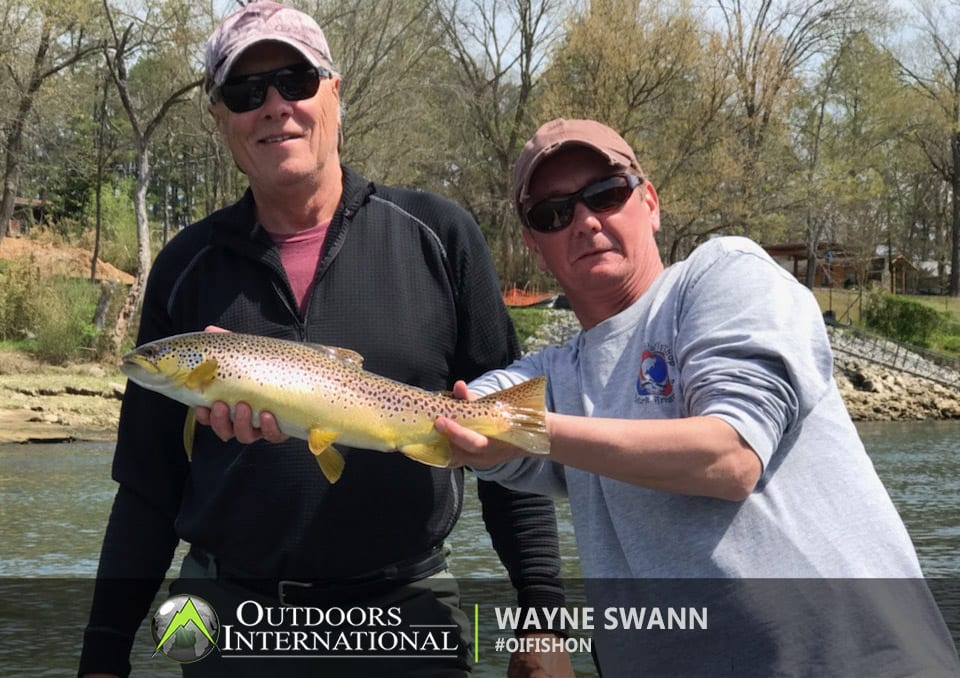 Wayne Swann, Arkansas White River Trout Fishing Report