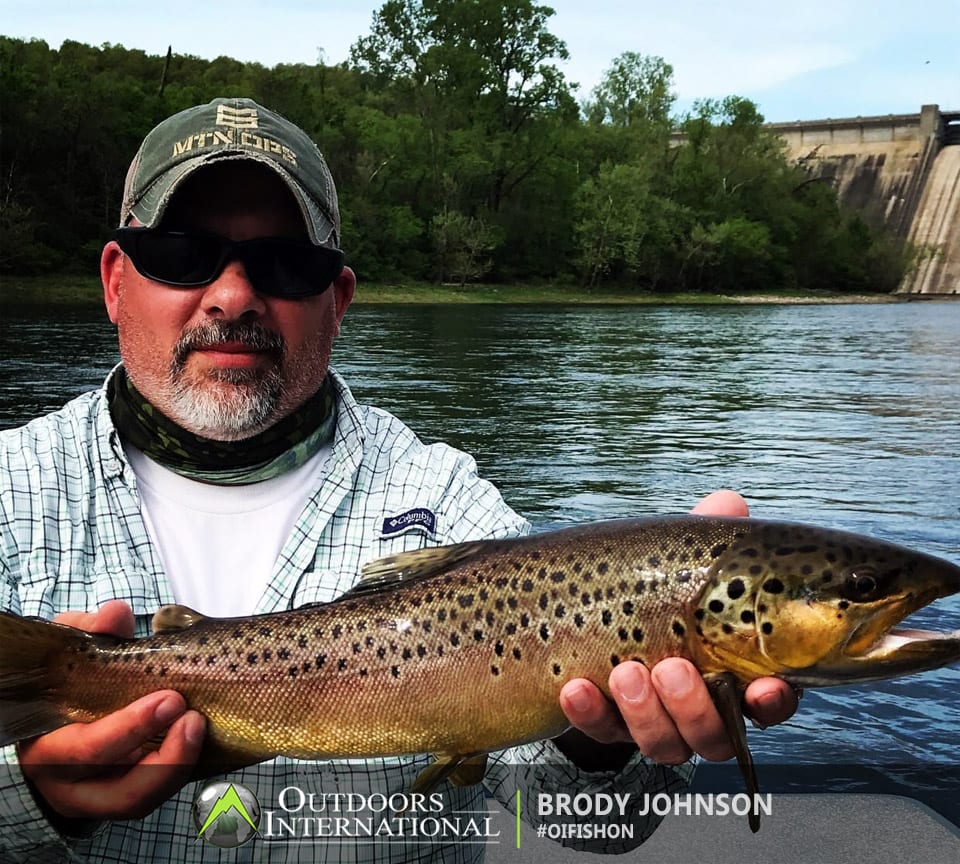 Brody's White River Brown Trout in Arkansas