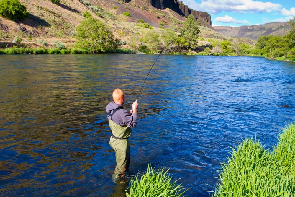 Fly fishing