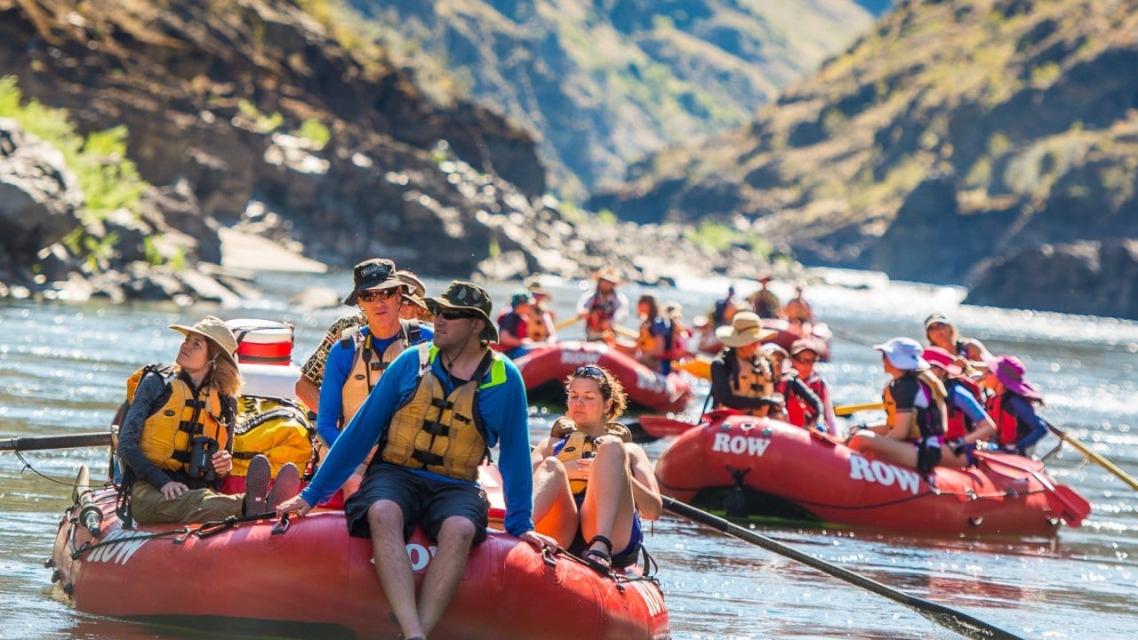 whitewater rafting on the Lochsa river